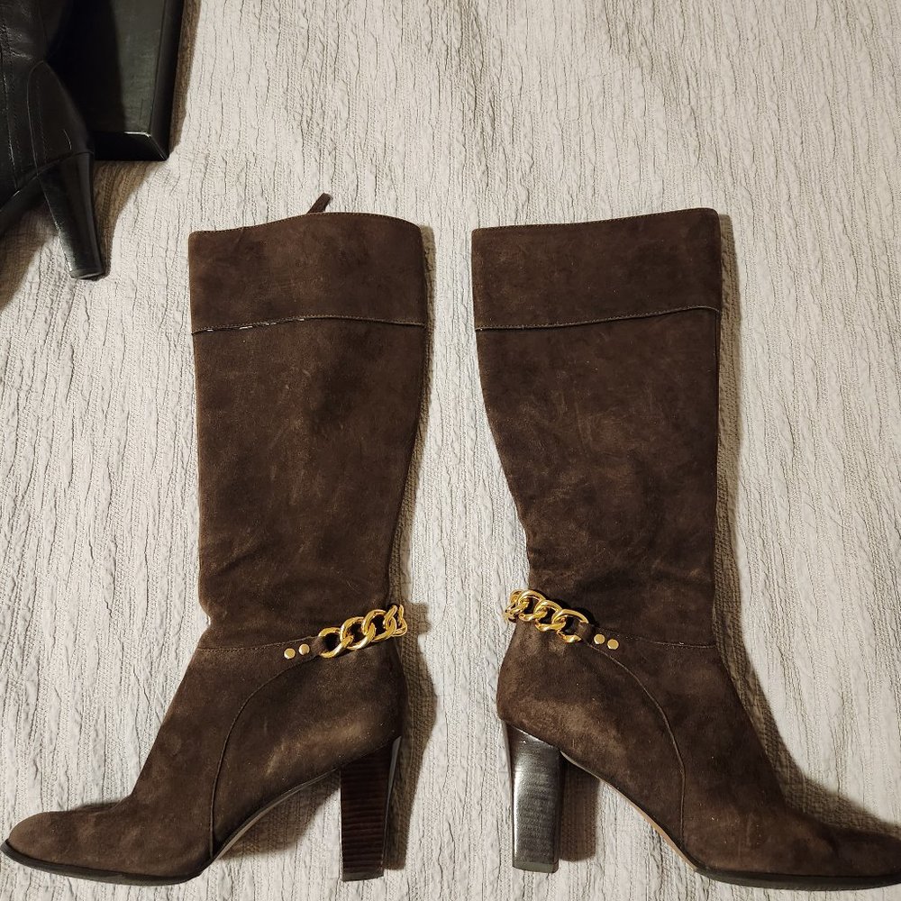 Tahari Brown Suede Boot